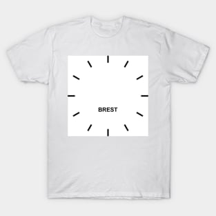 BREST Time Zone Wall clock T-Shirt